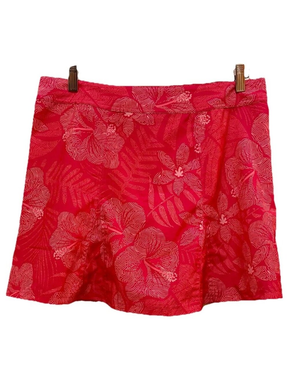 RIP SKIRT HAWAII Pink Hibiscus Length 1 (16.25")  Sz M (8-10 or 32.5" Waist - Picture 3 of 3